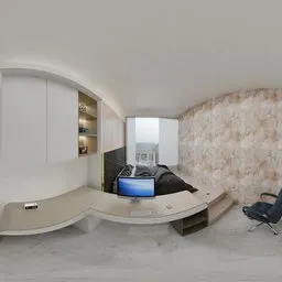 Modern Curved Interior Studio