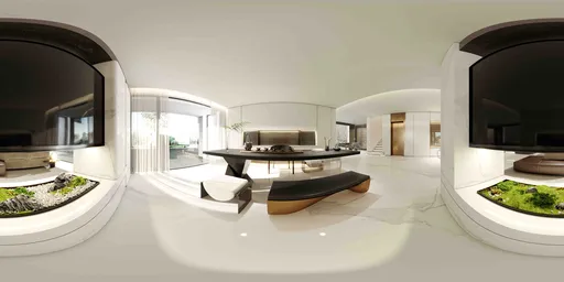 Modern Bright Daytime Lounge