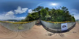 Railings during the day