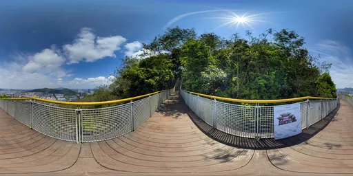 Railings during the day