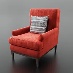 Classic Velvet Armchair