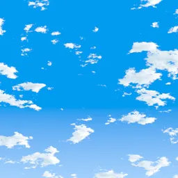Realistic Blue Sky and Clouds
