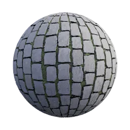 Grassy Stone Paving