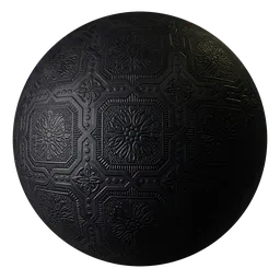 Wallpaper Anaglypta Black