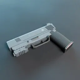 Sci Fi Pistol Gun