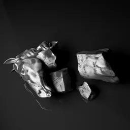 Broken Horse Sculpture