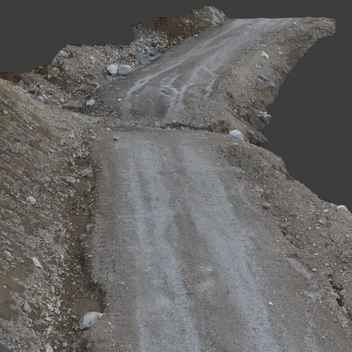 Dirt Road Washout Photoscan