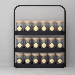 Counter Top Spices Rack