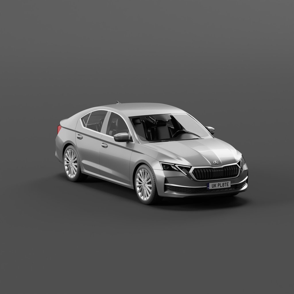 Skoda Octavia 2025 | Modern Cars models | Blendkit