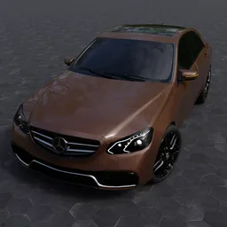 Mercedes Benz E63(Rigged)