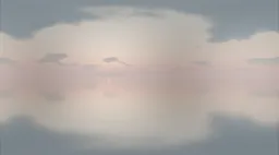 Pastel Horizon Cloud Reflection