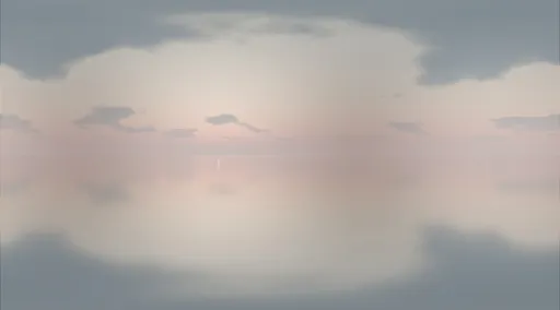 Pastel Horizon Cloud Reflection