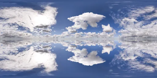 Infinite Real Sky - Cloudy Puffy Day