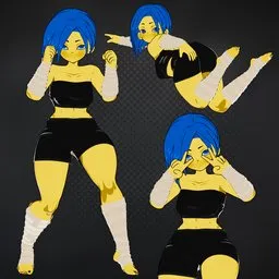 Lucifera - Anime Stylized NPR Character