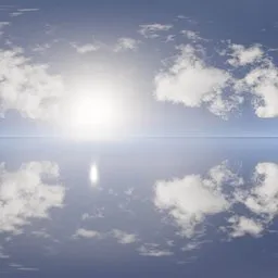 Bright Cloudy Horizon HDRI