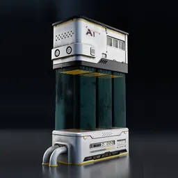 Sci-Fi Embryo Chamber & Isolation Pods