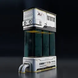 Sci-Fi Embryo Chamber & Isolation Pods