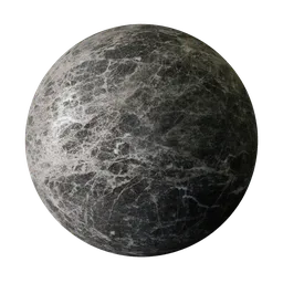 High-resolution 2K PBR stone texture suitable for Blender 3D and other 3D applications, featuring realistic tiling and displacement.