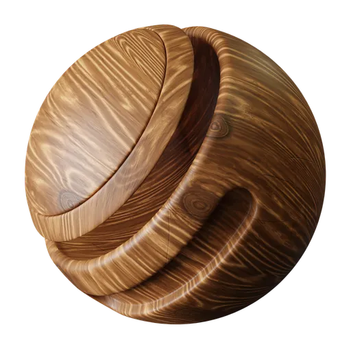 Polished Grained Wood