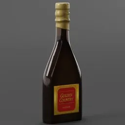 Golden Country Whiskey Bottle