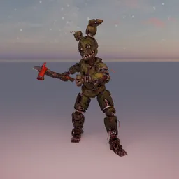 Springtrap Attack animated