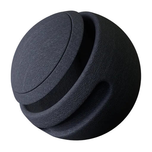 High-resolution seamless denim texture for 3D modeling in Blender, perfect for PBR material workflows.