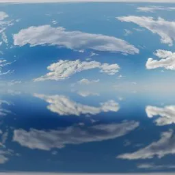 Deep Blue Sky Reflection