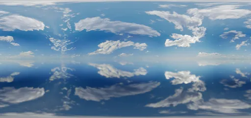 Deep Blue Sky Reflection