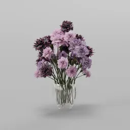 Purple Carnation Arrangement