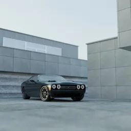 Dodge Muscle Car Scene