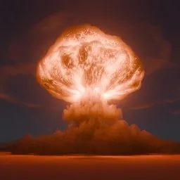 Animated Nuclear Explosion