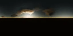 Cloudy afternoon sunset