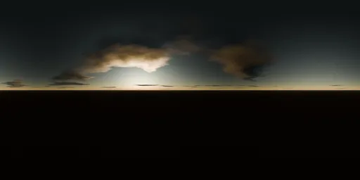 Cloudy afternoon sunset