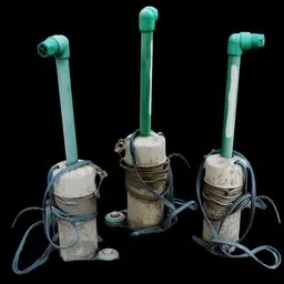 Weathered Submersible Water Pump