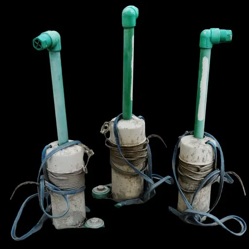 Weathered Submersible Water Pump