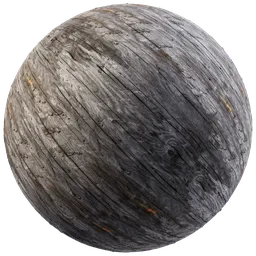 High-resolution PBR wood texture for 3D modeling, ideal for medieval architecture and interior design.