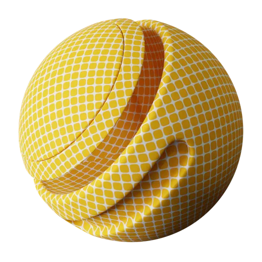 High-quality Patchwork Woolen Square Fabric PBR material with vibrant colors and quilted texture for 3D modeling in Blender.