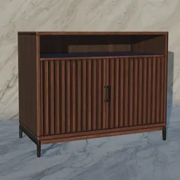 Cherry Wood TV Cabinet