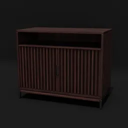 Cherry Wood TV Cabinet