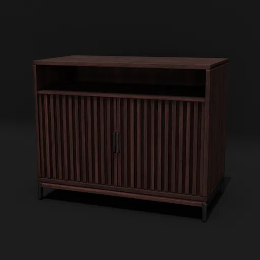 Cherry Wood TV Cabinet