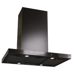 Detailed 3D model of a sleek 70cm cooker hood, rendered in Blender with Cycles, featuring centimeter-accurate measurements.