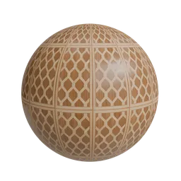 Woven wood paquet