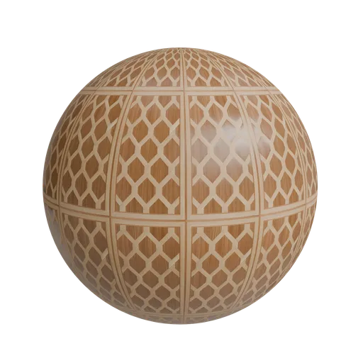 Woven wood paquet