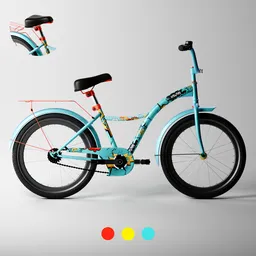 Modern Stylish Bicycle