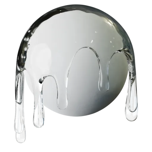 High-quality transparent glass PBR material for Blender 3D with realistic reflections and refractions, suitable for various rendering needs.