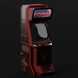 Cyberpunk Arcade Shadow Blood