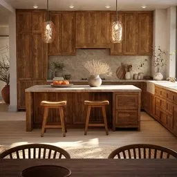Wooden Kitchen Interior