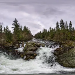 River Flowing in Nature