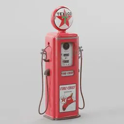 Retro Texaco Gas Pump