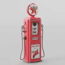 Vintage Gas Pump Retro Texaco